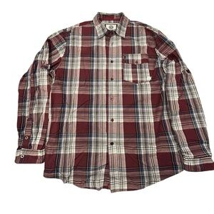Parish Nation Plaid Button-Up Shirt 3X Long Sleeve